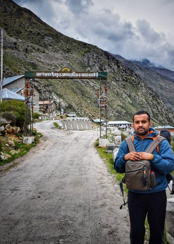 Entrance Chitkul Last Village Tibetian Border