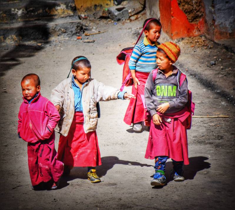 Key Monastery - School Students