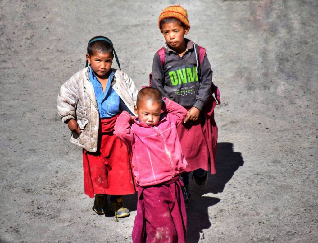 Key Monastery - School Monks